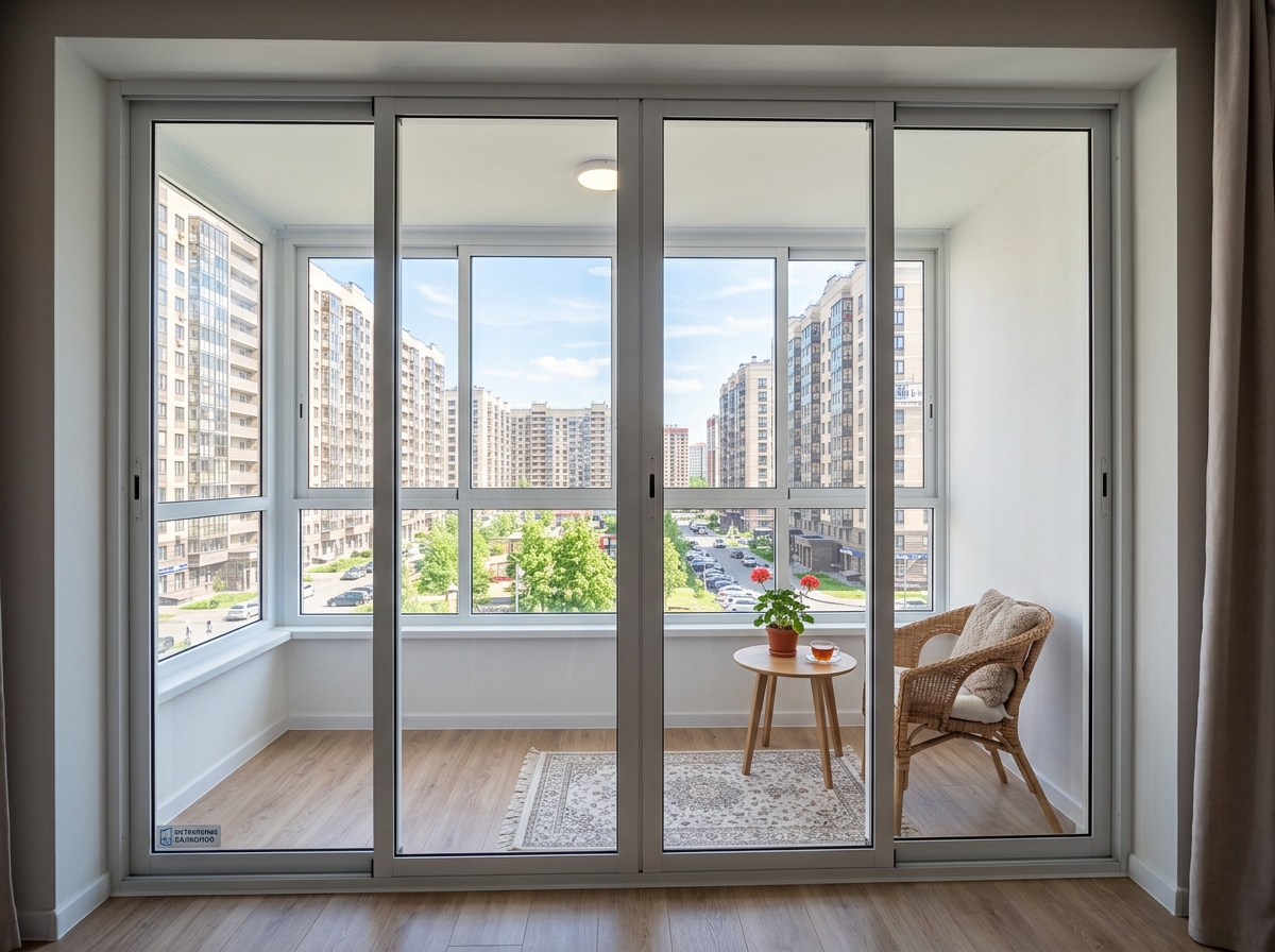 Балкон Антрацит под ключ